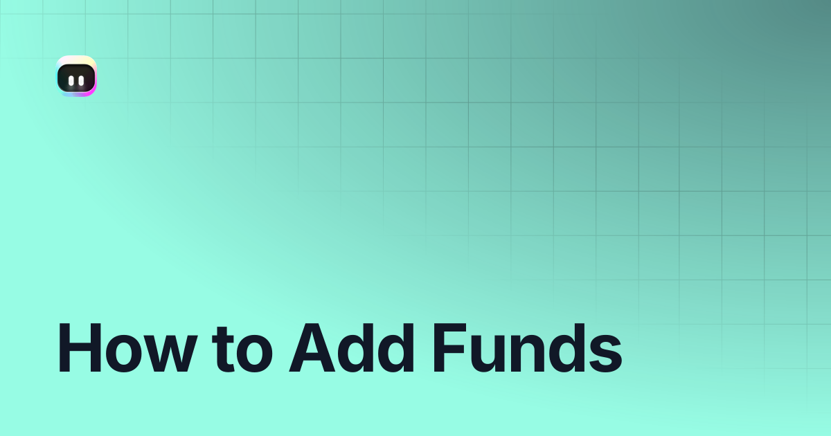How to Add Funds | Dextrabot